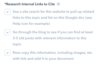 research internal links to cite in blog post