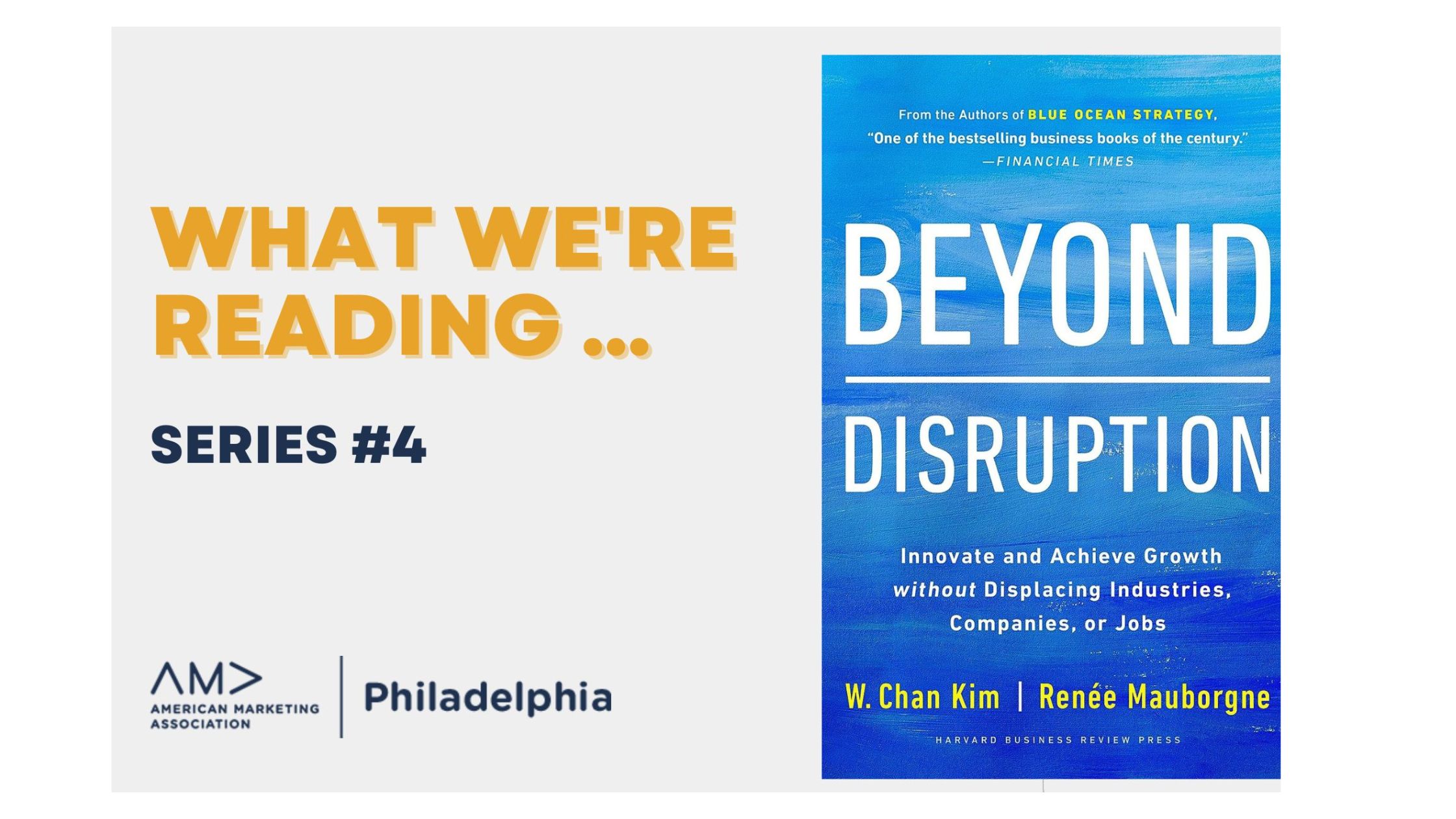 What We’re Reading … Beyond Disruption